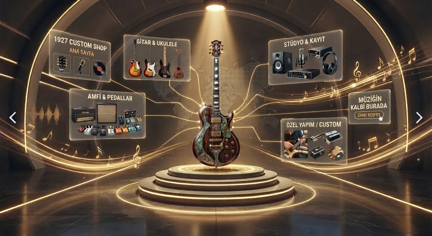 Kendi gitarın. Kendi sesin. kategori tanıtım görseli