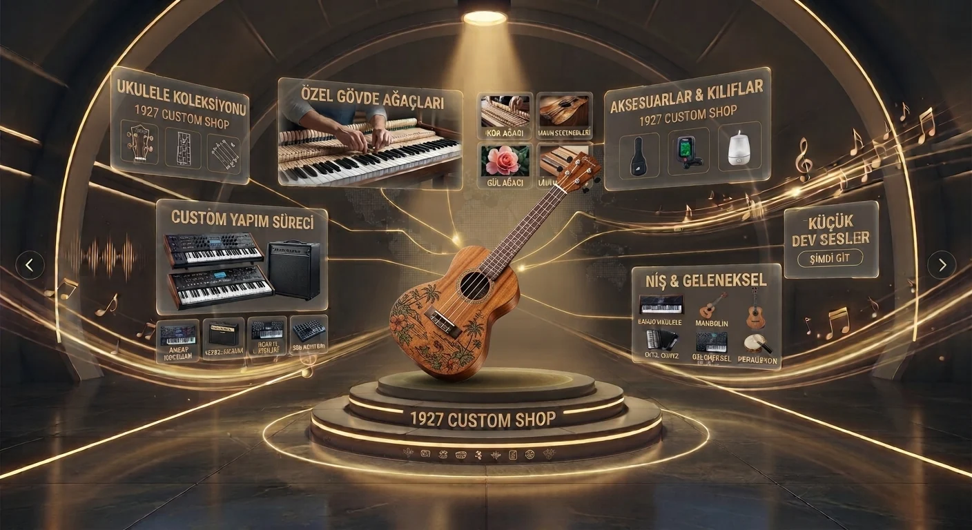 Ukulele dünyasını betimleyen collection