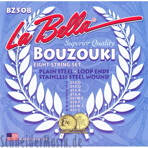 La Bella Strings Bouzouki Set – Buzuki Teli Set