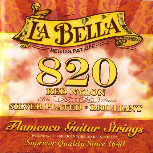 La Bella Strings Elite Series Flamenco Red Nylons – Klasik Gitar teli