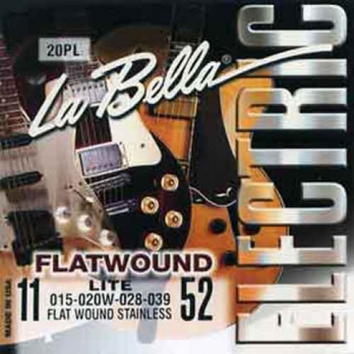 La Bella Strings Flatwound Lite 11-52 – Elektro Gitar Teli