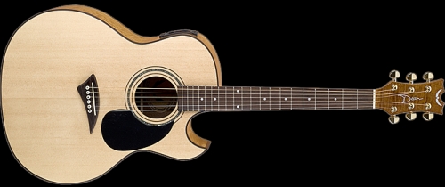 Dean Guitars Florentine AK48 - Gloss Natural - Electro-Acoustic Guitar