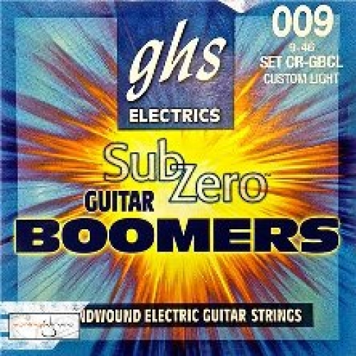GHS Strings Boomers Sub-Zero 09-46 Custom Light Light – Elektro Gitar Teli