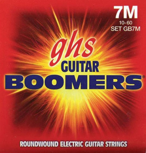 GHS Strings Boomers 10-60 Light – 7 Telli Elektro Gitar Teli
