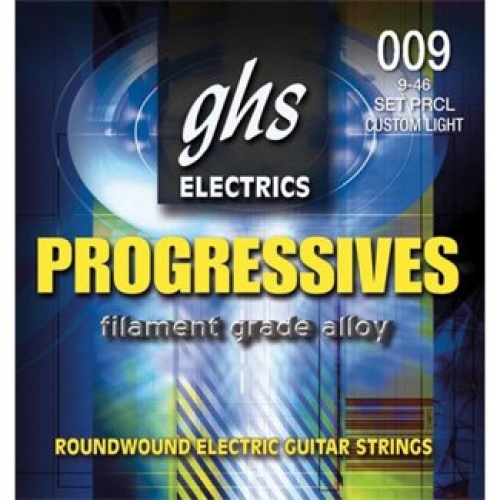 GHS Strings Progressives 09-46 Custom Light – Elektro Gitar Teli