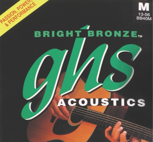 GHS Strings BB40M – Bright Bronze 14-60 Medium – Akustik Gitar Teli