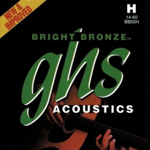 GHS Strings BB50H – Bright Bronze 14-60 Heavy – Akustik Gitar Teli