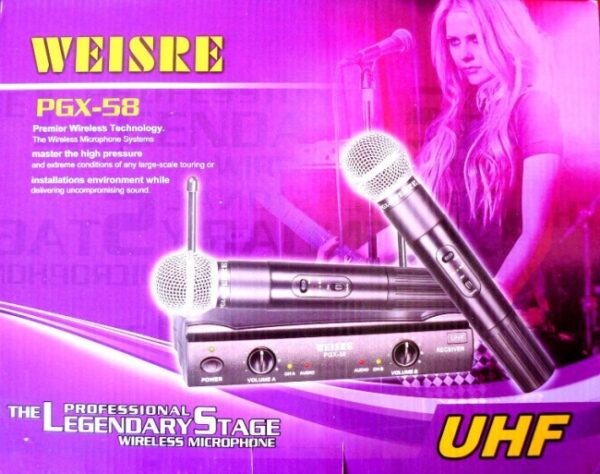 Weisre WMPGX58 – Kablosuz Mikrofon 2’li Set