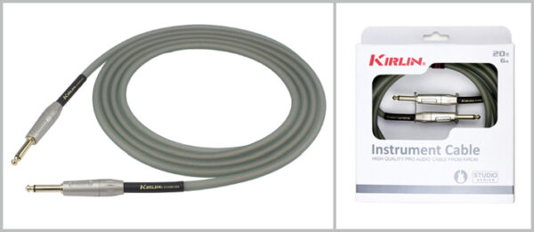 Kirlin Cable ISD201PFGT – 6 Metre Enstrüman Kablosu – Gri