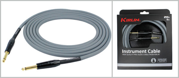 Kirlin Cable IPD201BFGT – 6 Metre Enstrüman Kablosu – Gri