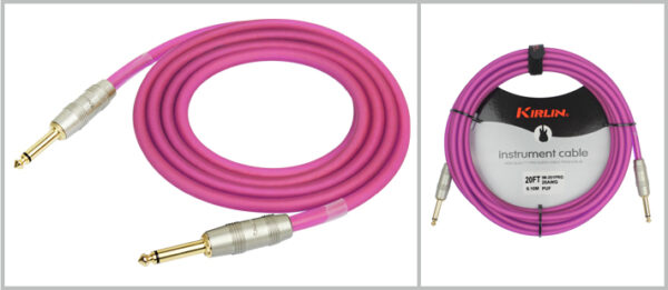 Kirlin Cable IM201PRG – 6 Metre Enstrüman Kablosu – Mor