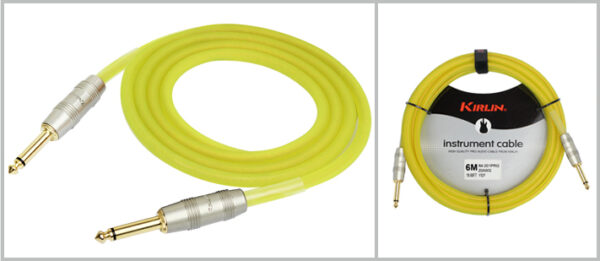 Kirlin Cable IM201PRG – 6 Metre Enstrüman Kablosu – Sarı