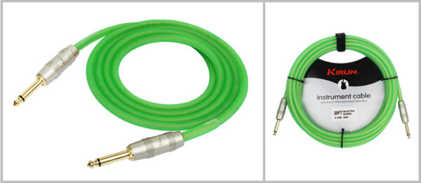 Kirlin Cable IM201PRG – 6 Metre Enstrüman Kablosu – Yeşil