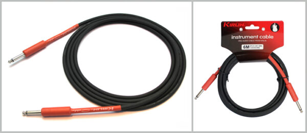 Kirlin Cable IPCH241 – 6 Metre Enstrüman Kablosu – Siyah/Kırmızı