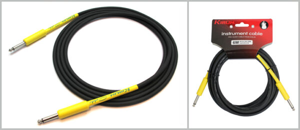 Kirlin Cable IPCH241 – 6 Metre Enstrüman Kablosu – Siyah/Sarı