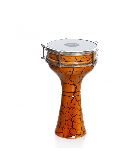 Rhythm Percussion Çatlak Boyalı Alüminyum Darbuka 3 no