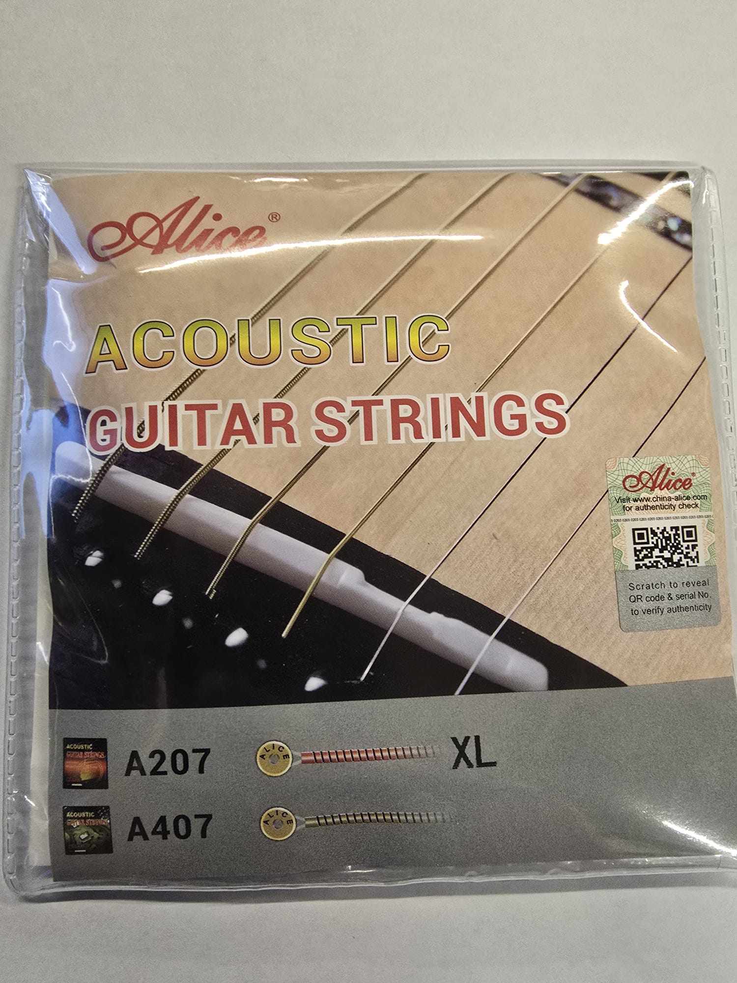 Alice A207XL – Akustik Gitar Teli /Extra Light)
