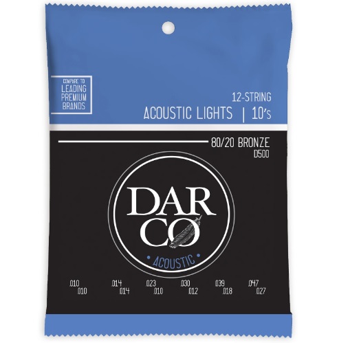 Martin & Co 41Y18D500 – 12-String Lights Akustik Gitar Teli (0.10-0.47 / 0.10-0.27)