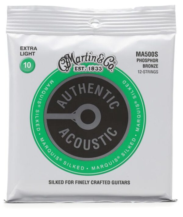 Martin & Co 41Y18MA500S - Extra Light 12-String Acoustic Guitar Strings