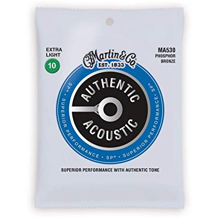 Martin & Co 41Y18MA530 - Extra Light Acoustic Guitar Strings