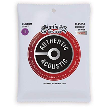 Martin & Co 41Y18MA535T - Custom Light Acoustic Guitar Strings