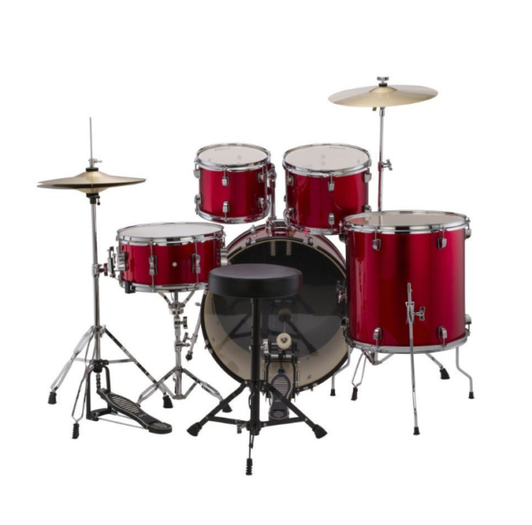 Nemesis 5 Parça 20” Akustik Bateri Zil ve Standlar Dahil Flame Kırmızı