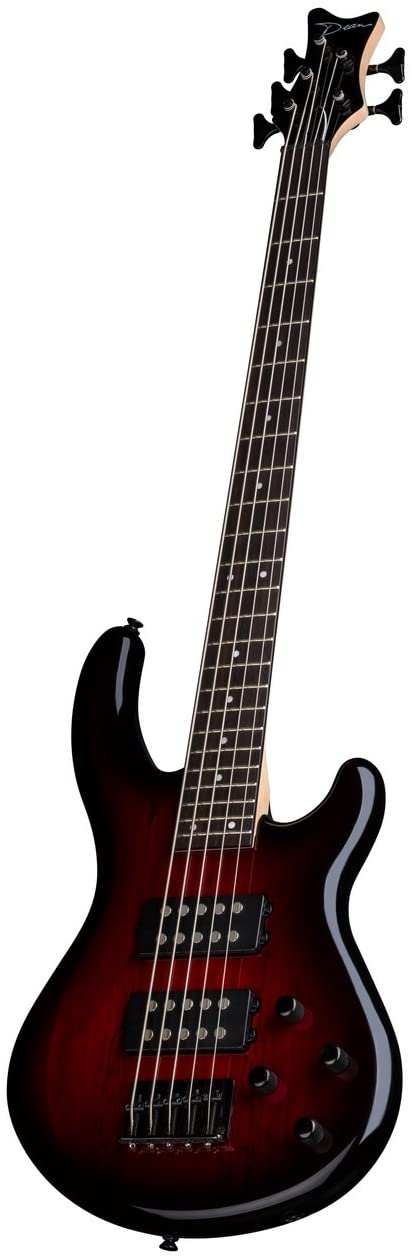 Dean Guitars Edge 2 - 5 String Bass Guitar Trans Red