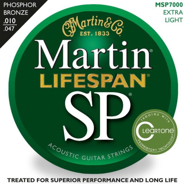 Martin & Co MSP7000 – 92/8 Phosphor Bronze (Extra Light) 10-47 Akustik Gitar Teli