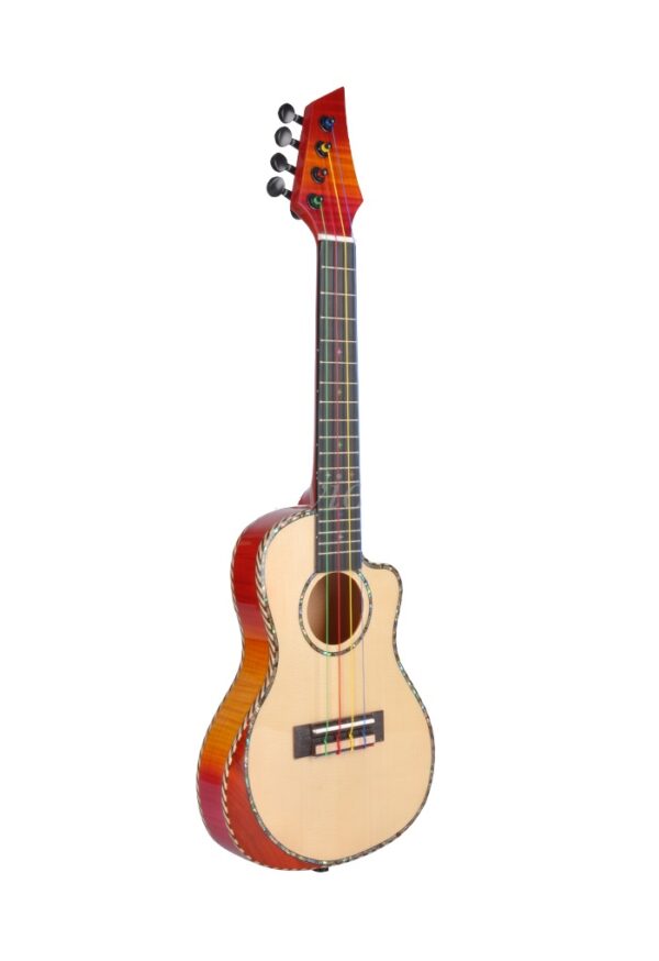 Ahola Concert Ukulele Masif Üst Kalite