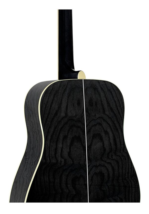 Dean Guitars AXDQATBK – AXS Dread Quilt Ash Akustik Gitar – Trans Black