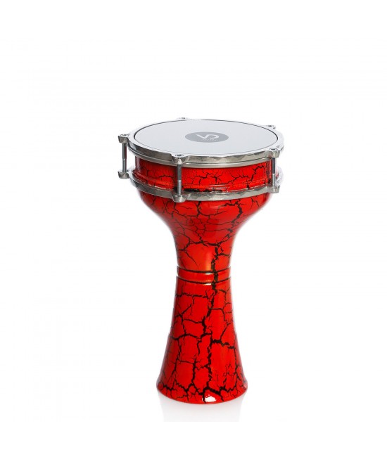 Rhythm Percussion RTM244K – Çatlak Boyalı Alüminyum Darbuka 4 no