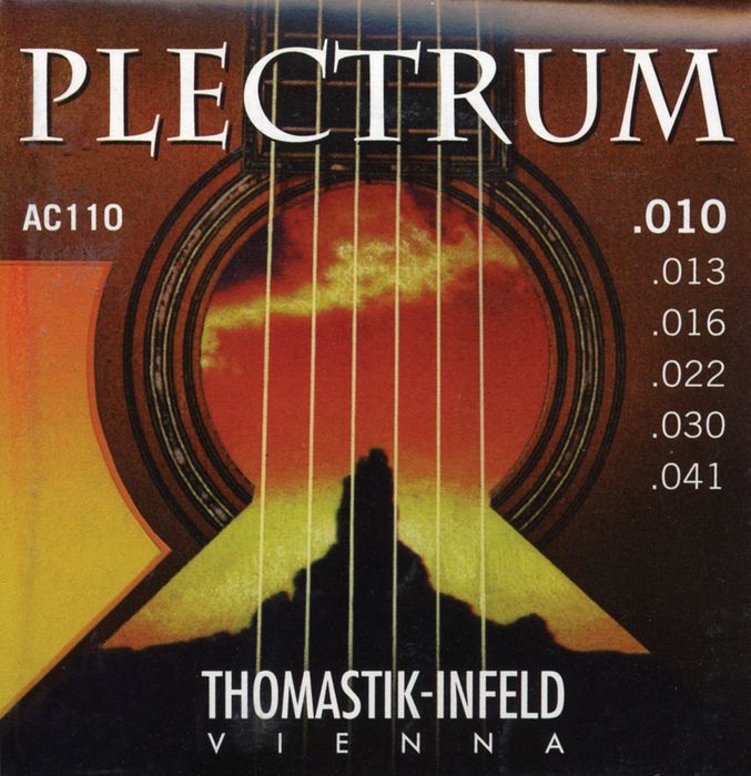 Thomastik AC110 – 10/41 Plectrum Bronze (Extra Light) – Akustik Gitar Teli