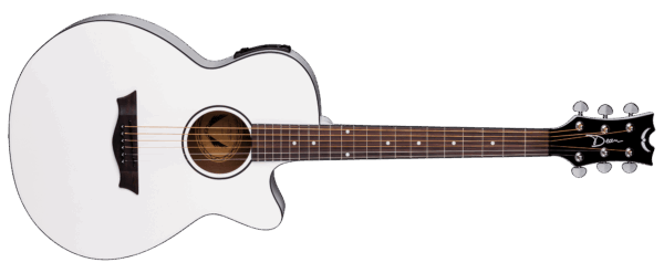 Dean Guitars AXPECWH – AXS Performer Elektro Akustik Gitar – Classic White