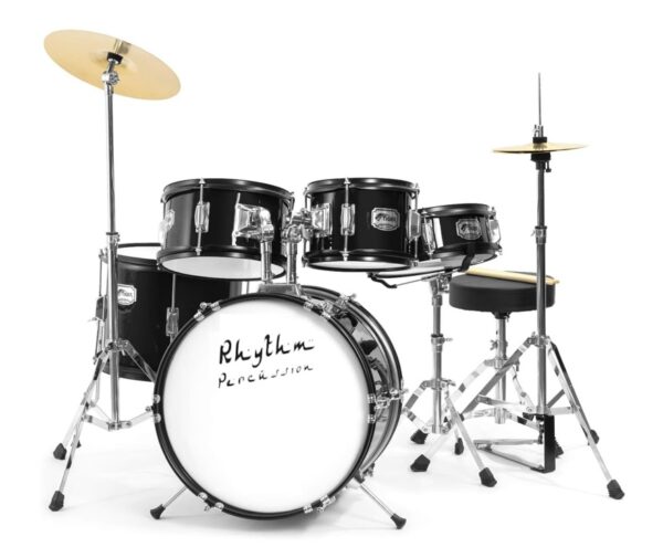 Rhythm Percussion Acoustic Drum Kit 20 inch Black