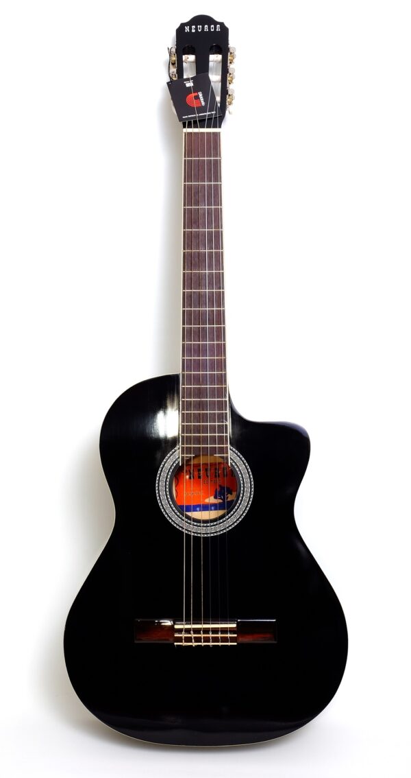 Nevada AC965H – Cutaway Klasik Gitar (Siyah)
