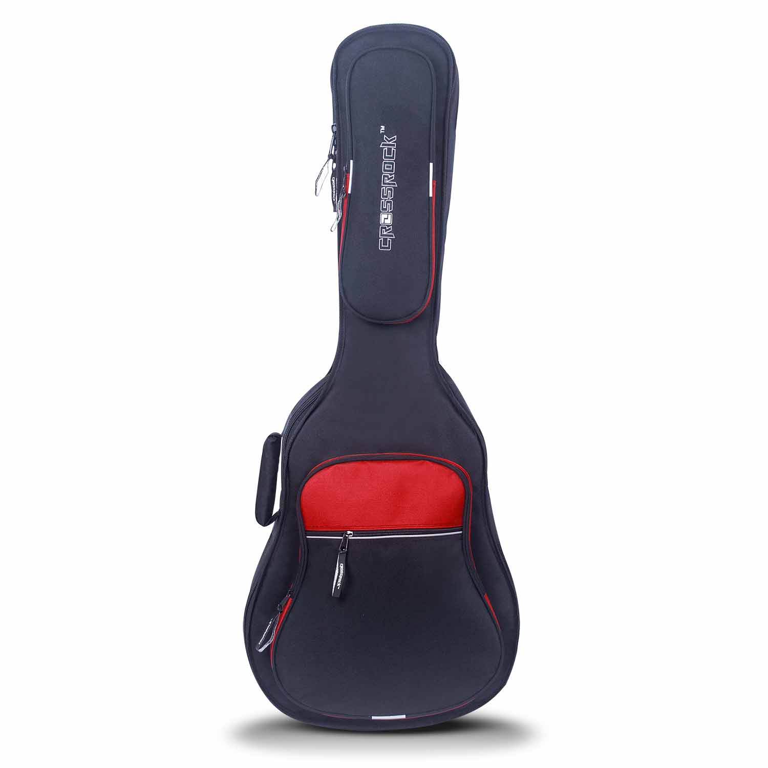 CrossRock Cases CRSG306CBR – 30mm Süngerli Klasik Gitar Gig-Bag (Siyah-Kırmızı)