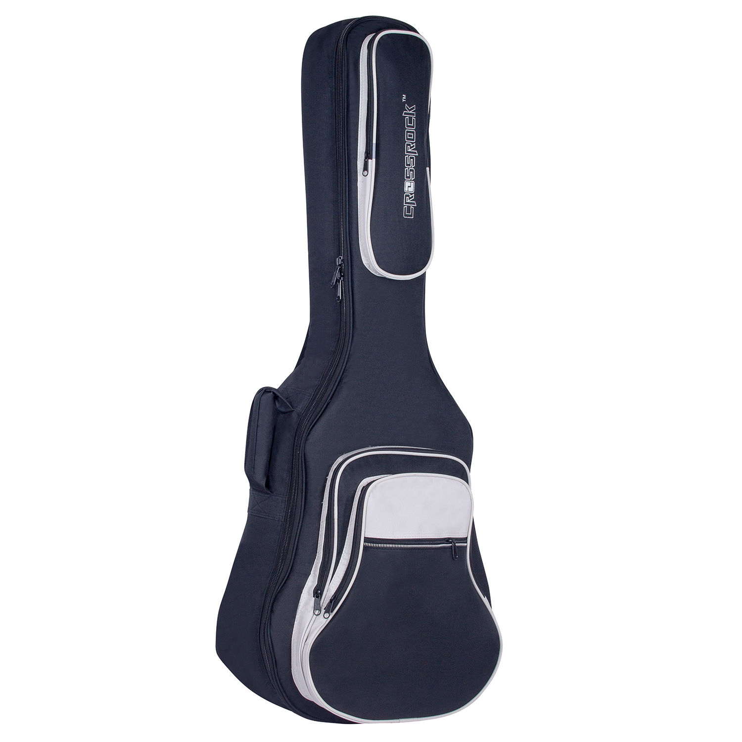 CrossRock Cases CRSG006CBG – 5mm Süngerli Klasik Gitar Gig-Bag (Siyah-Gri)