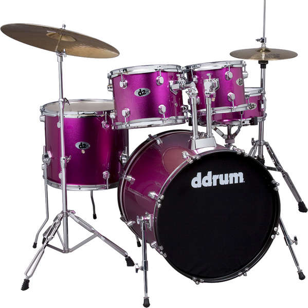 DDrum D2 – 5 Parça Davul Seti – Pembe