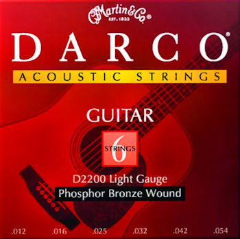Martin & Co D2200 – Darco Phosphor Bronze (Light) 12-54 Akustik Gitar Teli
