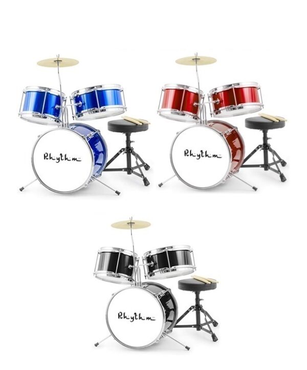 Rhythm Percussion Children's Baterisi Wine Red