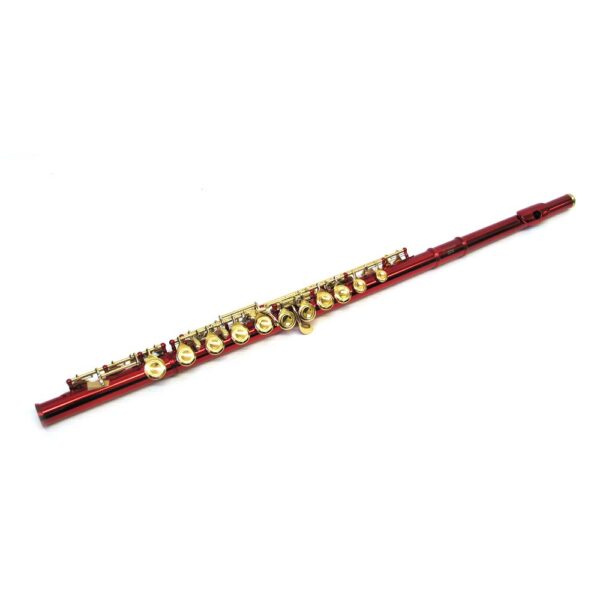 Sonor XFL023RG – Yan Flüt Kırmızı (Altın Renk Aksam)