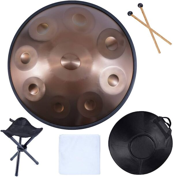 Anka Handpan 9 Tonlu ( Gold Renk )
