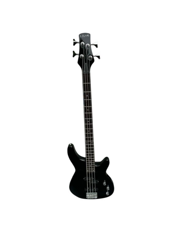 Lilya Humbucker Bass Guitar 4 String Black