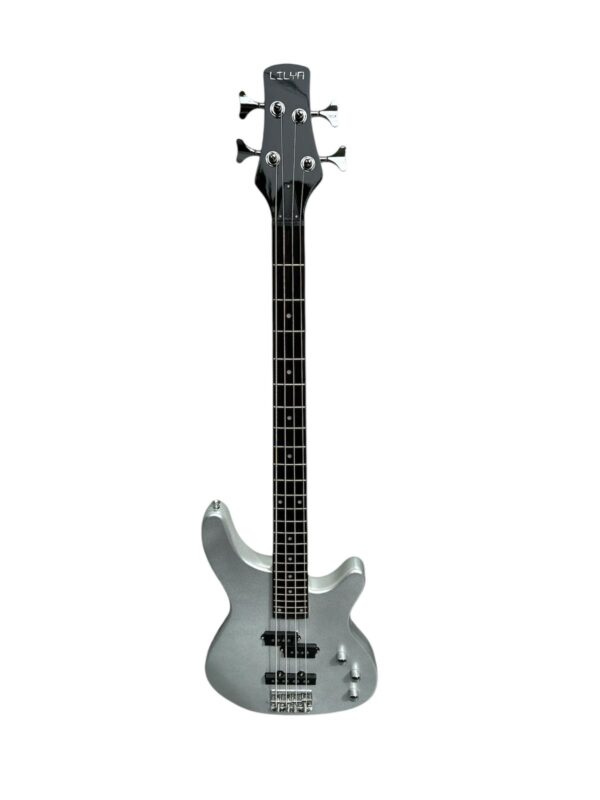 Lilya Humbucker Bass Guitar 4 String Grey