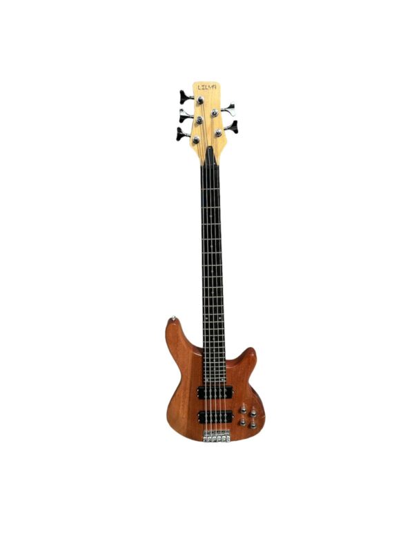 Lilya Humbucker Bass Guitar 5 String Natural