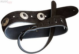 Mitello CS299 – 2,5” Süet Deri Gitar Askı – Siyah