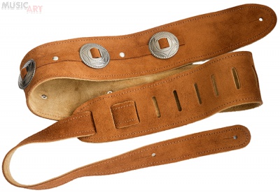 Mitello CS298 – 2,5” Süet Deri Gitar Askı – Kahverengi