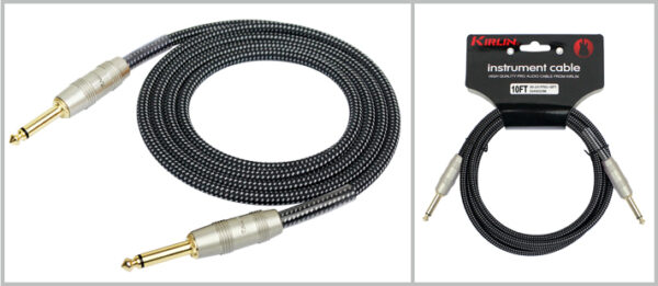 Kirlin Cable IW241PRG – 6 Metre Enstrüman Kablosu – Siyah