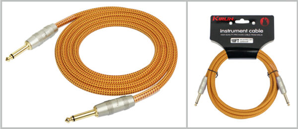 Kirlin Cable IW241PRG – 6 Metre Enstrüman Kablosu – Turuncu