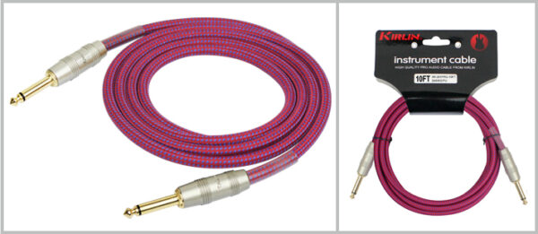 Kirlin Cable IW241 – 6 Metre Enstrüman Kablosu – Mor